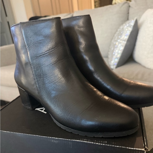 Naturalizer Black Ankle Boots - Picture 2 of 7